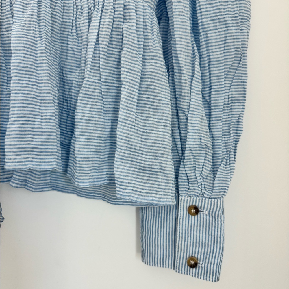 Ciao Lucia XS Benedetta Top Baby Blue Sustainable Stripe - Picture 10 of 12